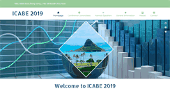 Desktop Screenshot of icabe.org